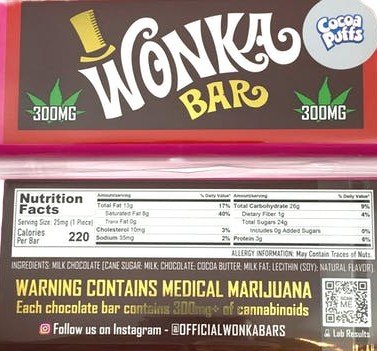 wonka bar edible cocoa puffs wonka bar edible cocoa puffs